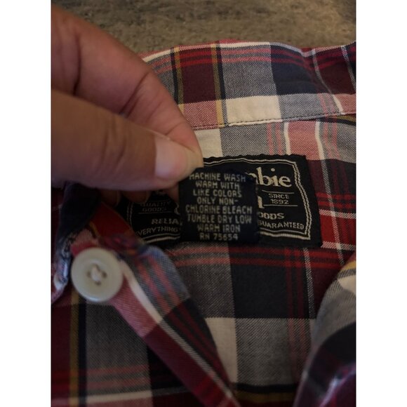 Abercrombie & Fitch Short Sleeve Button-Down Shirt XL Western Cowboy Preppy - Picture 6 of 9
